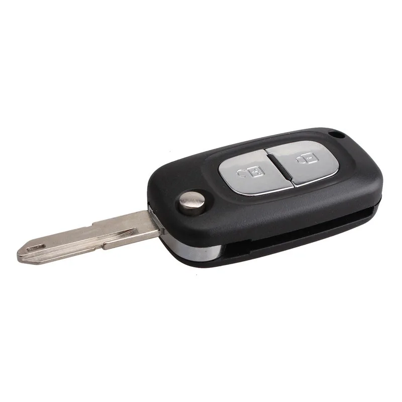 

Floding Flip Key Case For Renault Clio Kangoo Megane Modus With Uncut NE73 206 Uncut Blade Key Shell Fob Cover