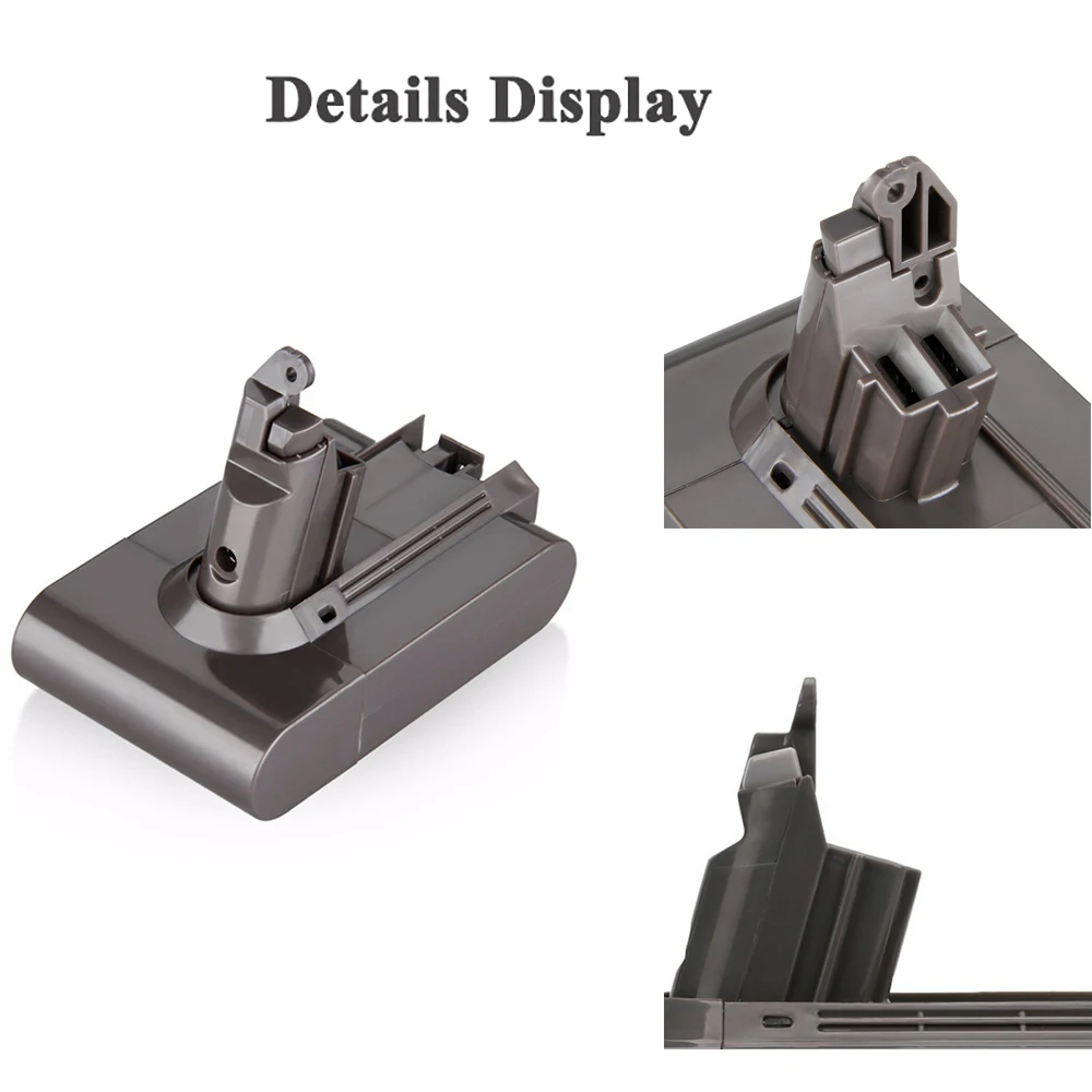 

Rechargeable Battery For Dyson V6 21.6V 3000mAh Li-ion Batteria Vacuum Cleaner DC58 DC59 DC61 DC62