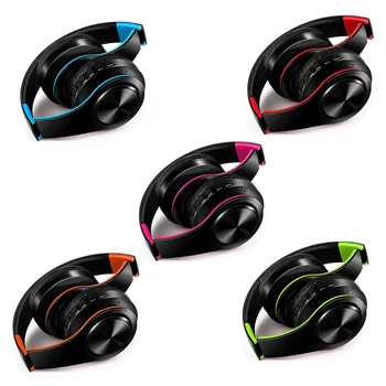 Five Colors Wireless Bluetooth Headphone Stereo Headband Headset Support SD Card with Mic for Xiaomi Iphone Sumsamg Tablet 1