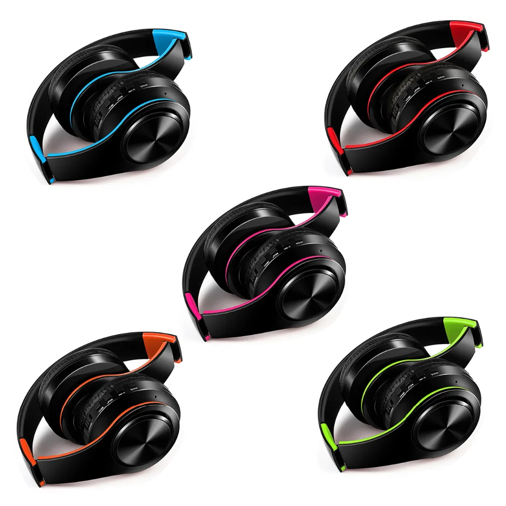 Беспроводные Bluetooth наушники five colors стереогарнитура с поддержкой SD карты и