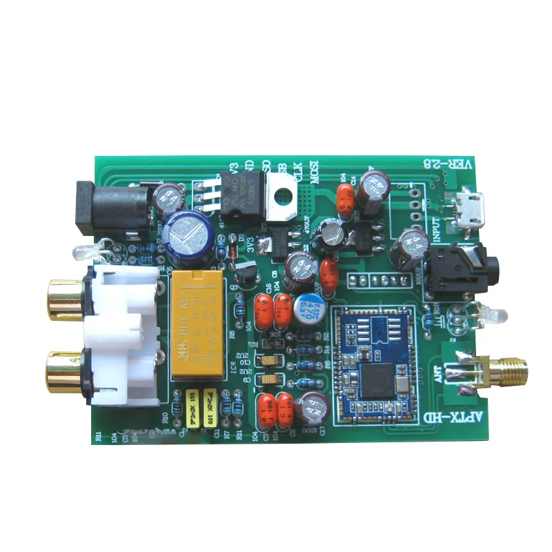 Lusya Bluetooth 5 0 APTX HD беспроводной Auido приемник CSR8675 PCM5102A жесткий декодирования ЦАП с AUX