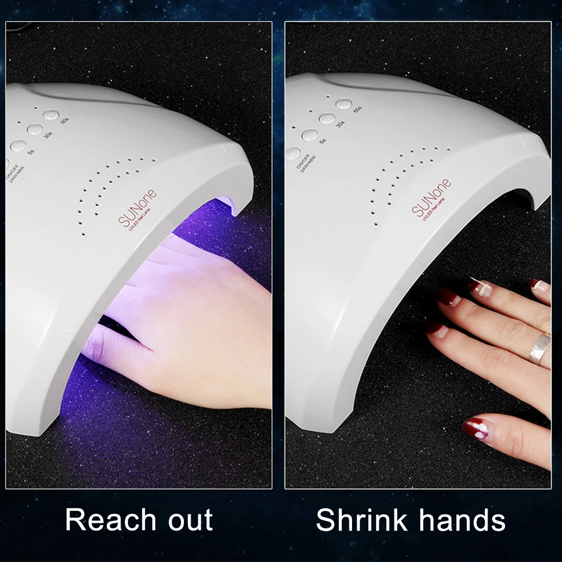Nail lamp quick drying machine 48W intelligent induction led nail phototherapy machine baking