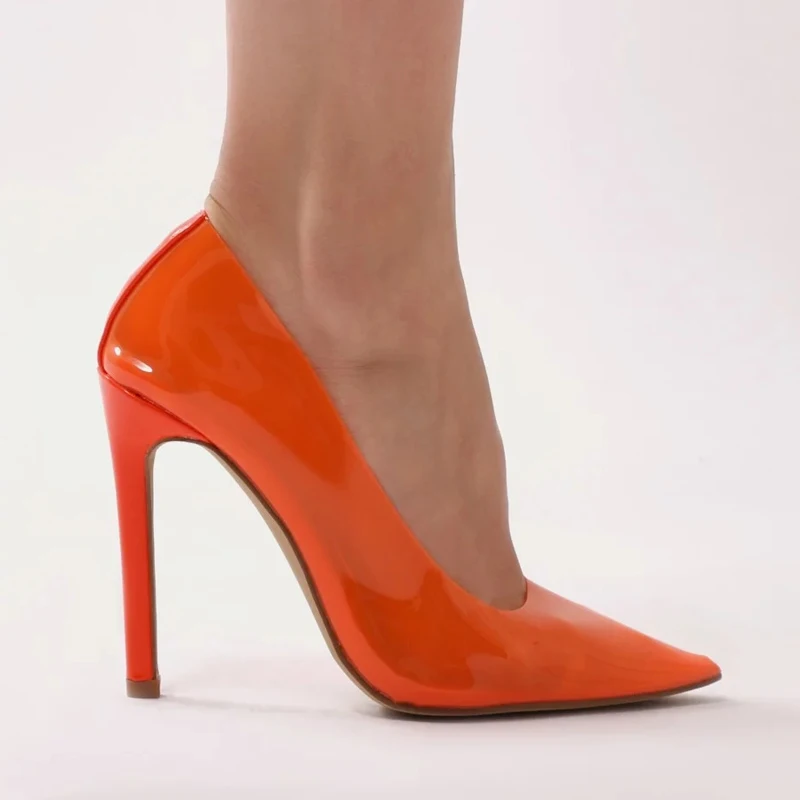 pointed perspex heels