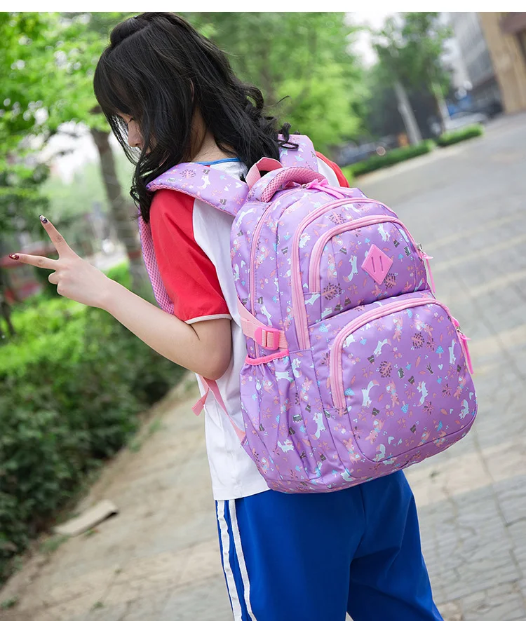 Сумка Японский Детский рюкзак с принтом животных для девочек, школьный рюкзак, детские сумки, школьные рюкзаки, большая вместительность, рюкзак