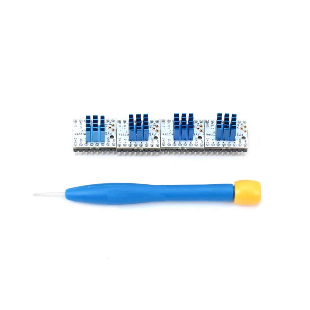 Tubo de Alimentação Corrente de Pico Stepping Motor Driver Stepstick Mudo Embutido no Atual 1.4a 2a Substituir Tmc2100 10pcs Tmc2208 V1.2 9 Mudo Tubo de Alimentação Embutido no Driver
