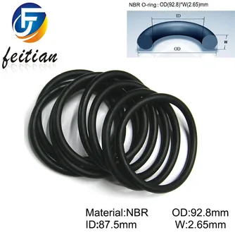 

100piece/Size:92.8mm*87.5mm*2.65mm/NBR o ring seal dichtung black Gasket of motorcycle part/consumer product NBR o-ring