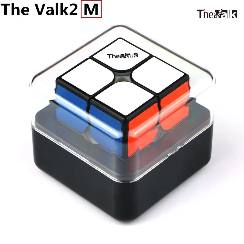 Valk 2 м 2x2x2 скоростные магнитные магические кубики Valk 2 пакетные кубики QIYI Mofangge WCA конкурсные кубики valk2 M Магнитный пазл