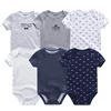 Baby bodysuits short sleeve 6 pcs/lot for 0-12M baby