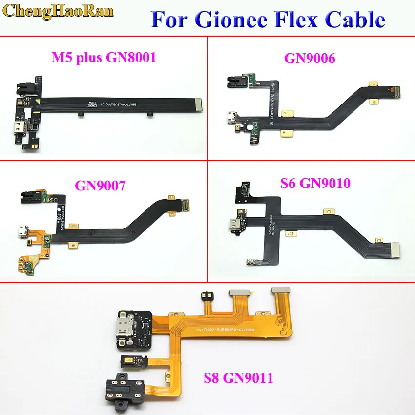 ChengHaoRan для Gionee M5 plus GN8001 GN9006 GN9007 S6 GN9010 S8 GN9011 плата usb-порта зарядки с микрофоном