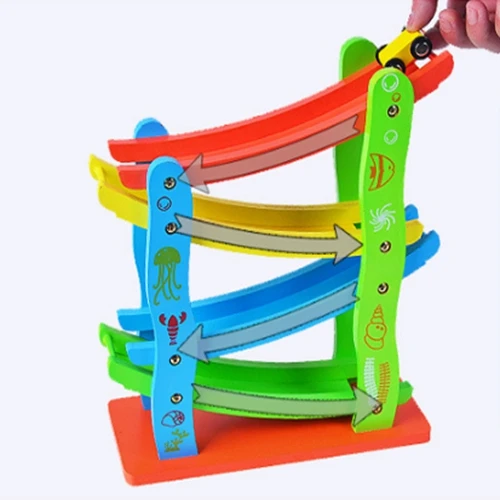 GEEK KING wooden educational toys Track Toys baby montessori math toys learning game toys fun brinquedos baby gift