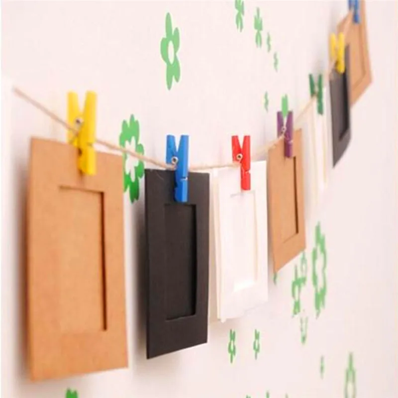 Photo Hanging Clips 10pcs/pack diy wall hanging paper photo frame album creative album Photo Hanging Clips 10pcs/pack diy wall hanging paper photo frame album creative album