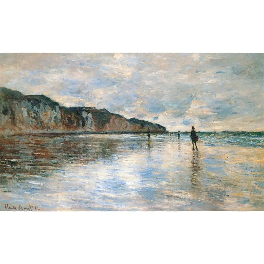 High quality Claude Monet paintings for sale Low Tide at Pourville