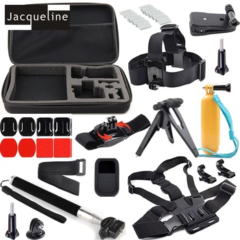 

Jacqueline for Surfing Kit For GoPro Hero Kit Bag Mount Monopod Pole Grip for Go Pro Hero 6 5 HD 3+ 3 2 4 for SJ4000