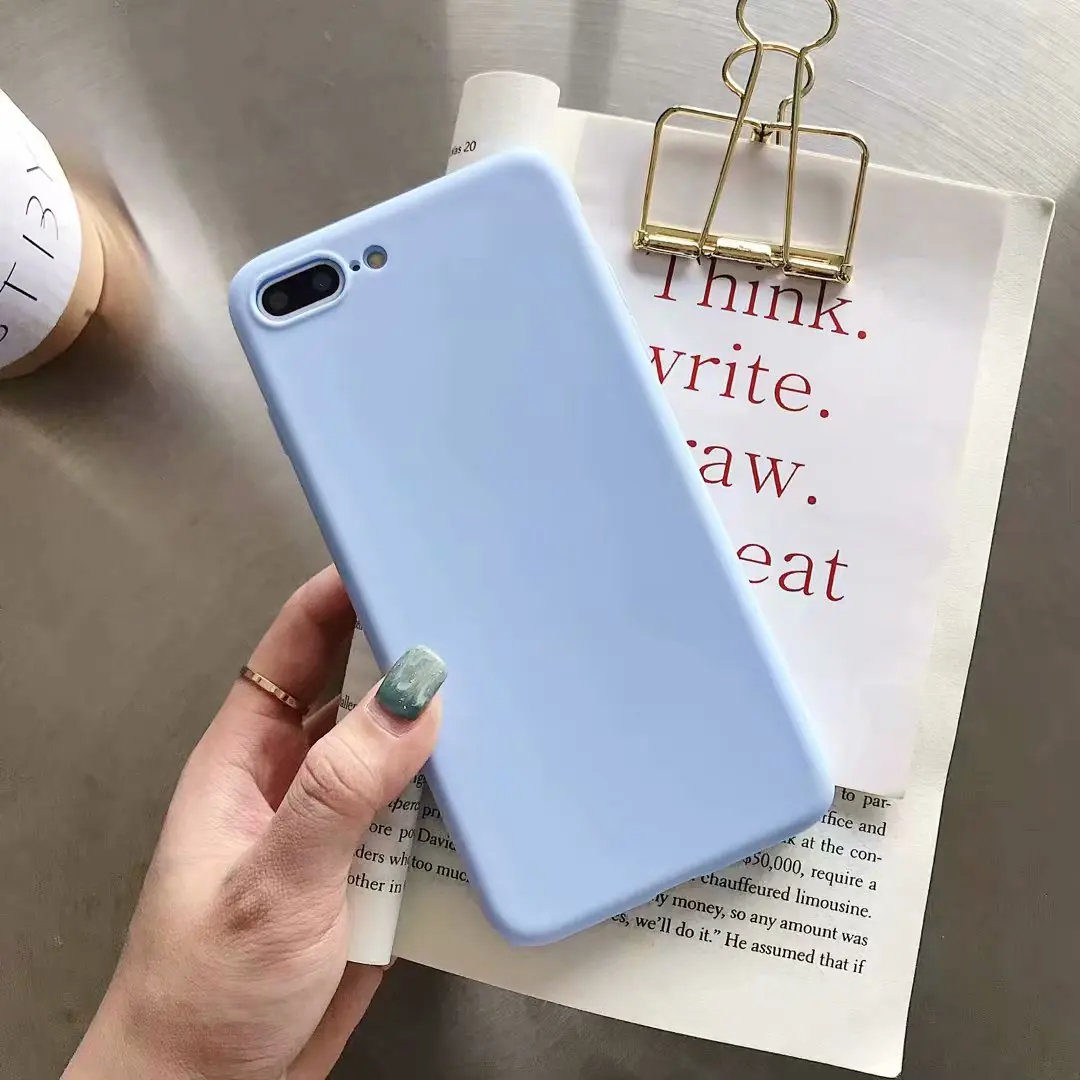 Милый ТПУ чехол Beyour для Xiaomi Redmi Note 7 6 6A 5 5A 4 4X Pro Plus 4A S2 Go, цветной Ультратонкий Мягкий силиконовый чехол - Цвет: Фиолетовый