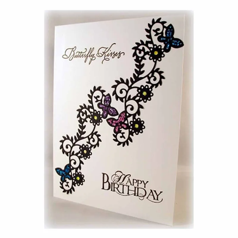 

GJCraft Butterfly Oval Cutting Dies for Scrapbooking Card Making Album Embossing Crafts Diecut Stencil Mat Christmas New 2019