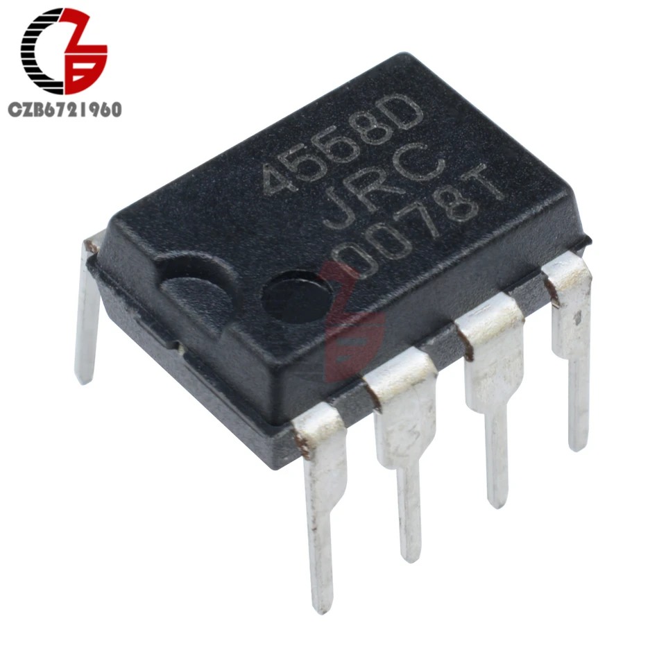 20PCS IC JRC4558D 4558D DIP8 OP AMP DIP8 ESCA LL