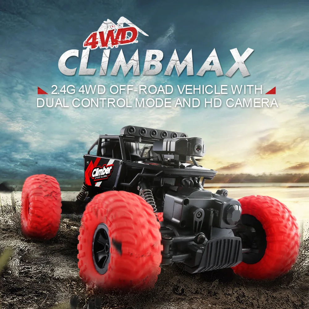 

JJRC Q45 RC Car 1:18 2.4G 4WD Wifi FPV HD Camera Off-Road Climbing Automobile Birthday Christmas Toy Gift