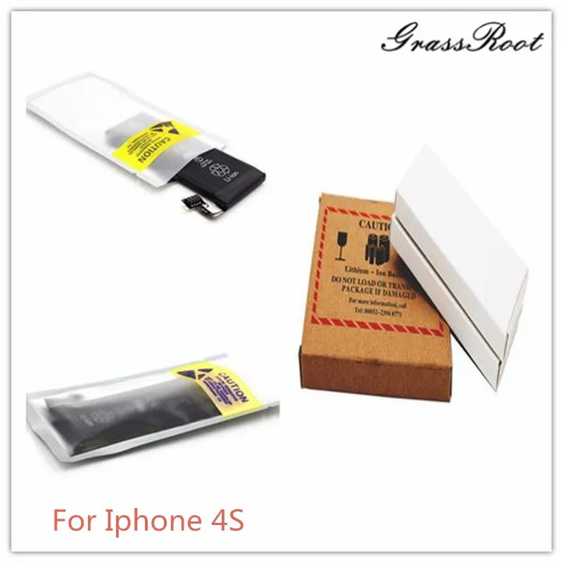 

GrassRoot 3.8V 1430mAh Li-ion Replacement Internal Battery for iPhone 4S Mobile Phone Built-in Lithium Replacement Batteria