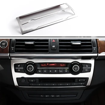 

Steel Interior Center Console Switch Panel Cover Trim For BMW X5 E70 2007-2013 & X6 E71 2008-2014