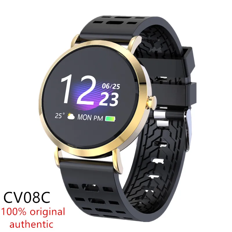 

CV08C Smart Watch Men's Bracelet IP6 7 Waterproof Heart Rate Blood Pressure Monitoring Fitness Tracker Smartwatch For AndroidIOS