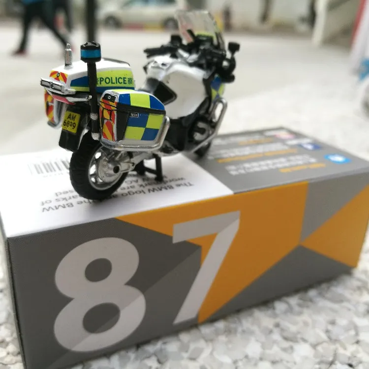 1:43 полицейский Мотоцикл модель крошечные Weiying 87 сплав соотношение лошадь колесница модель игрушки