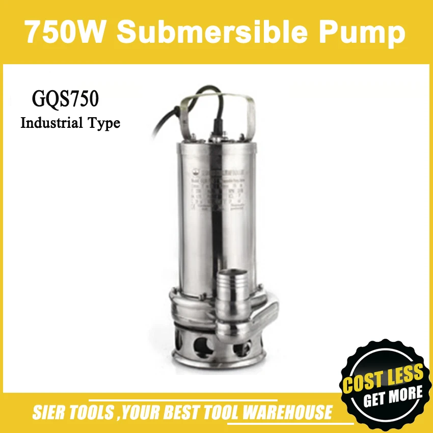 GQS750 stainless steel submersible pump /Industrial water pumping
