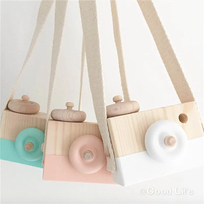 

Fashion Baby Wooden Camera Educational Toys Boys Girls Fashion Photography Prop Decoration Accessory Safe Kids Toy Birthday Gift