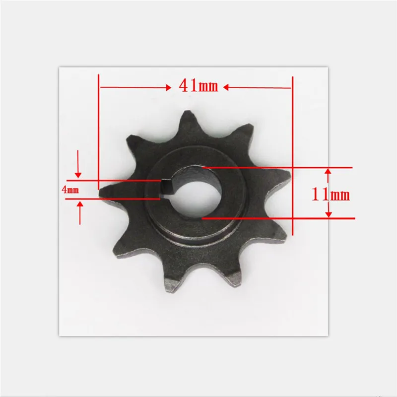 9 Tooth Sprocket For Electric Bike Motor MY1016Z Unitemotor MY1018