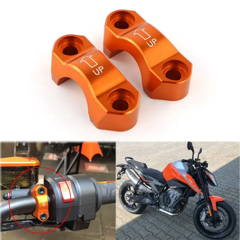 Для KTM 125 390 Duke 690 790 Duke 1290 Super Duke 28 мм 1 1/" Ручка Бар Руль стояки крепление стояк ЧПУ Заготовка алюминий