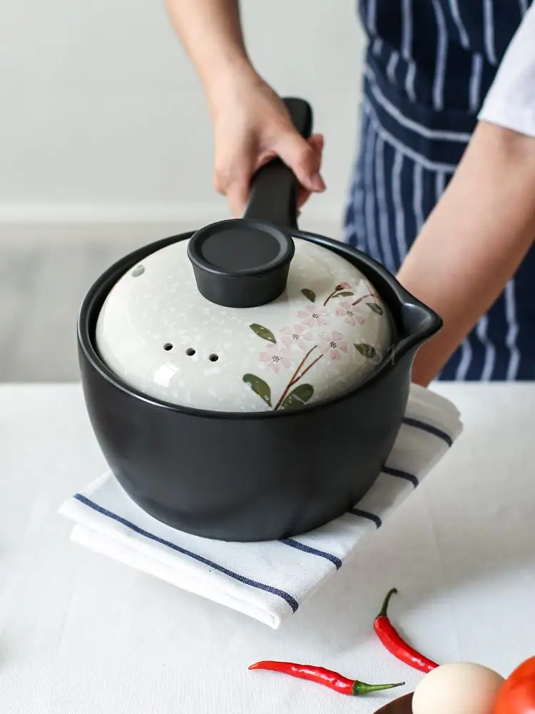 Японская керамическая кастрюля суп Бытовая газовая мелкомасштабная кастрюля тушеный суп тушеный горшок