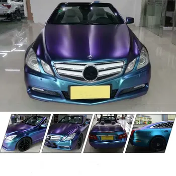 

Blue/Purple Vinyl Car Wrap Adhesive Vinyl for Motorcycle Scooter Helmet Styling Decal Stickers 20" x 60"(50cm x 152cm)