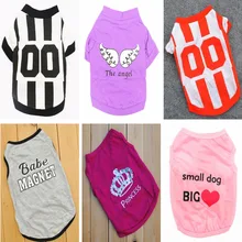 Ropa barata Para Perros pequeños, Ropa de verano Para Perros, Ropa Para cachorros y Chihuahua, camiseta cálida de invierno, Ropa estampada Para Perros