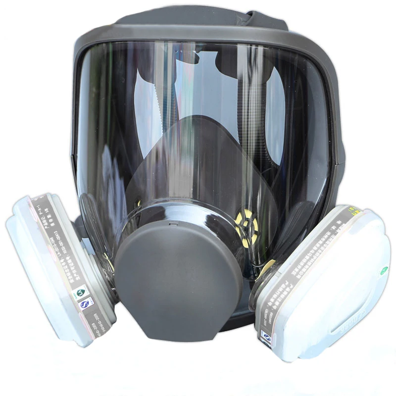 6800 большая полноразмерная противогаз, Полнолицевая маска, респиратор, распылительная силиконовая маска, 3 #4 #7 # картридж, органический газ