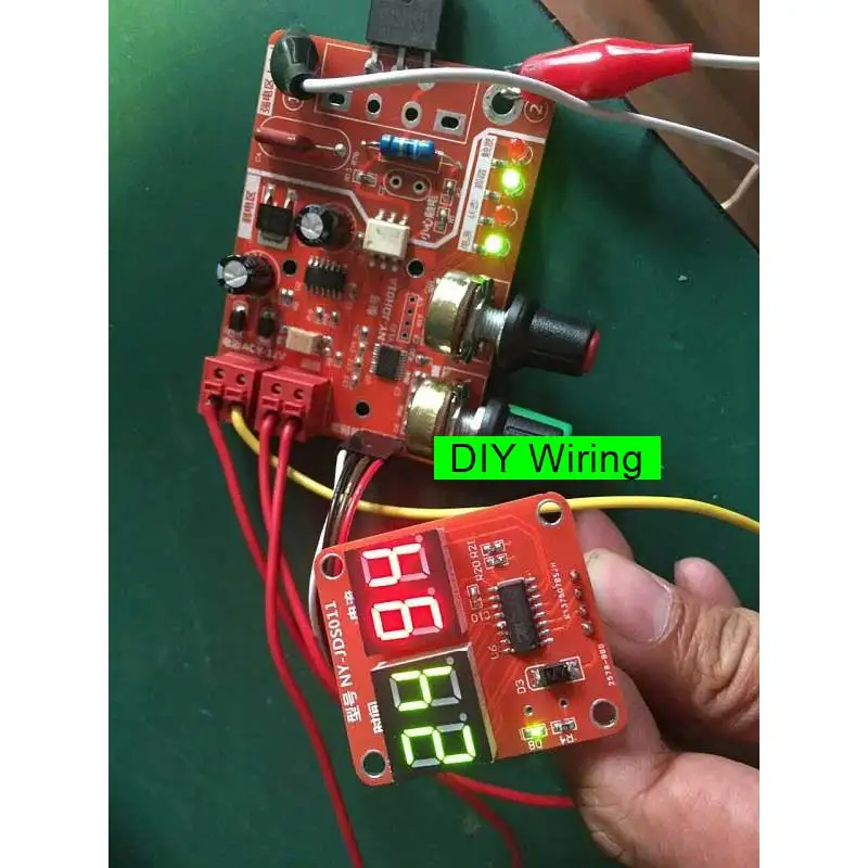 Placa de Controle do Tempo 40a e 100a para Soldador Controlador com Display Máquina de Soldador Diy Local Atualização Atual Digital Local da Bateria - Image 6