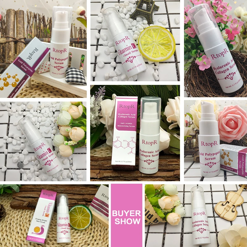 Vitamin C Snail Serum+Gold Polypeptide Serum+Hyaluronic Acid Collagen Face Essence Serum Skin care Vitamin C Snail Serum+Gold Polypeptide Serum+Hyaluronic Acid Collagen Face Essence Serum Skin care