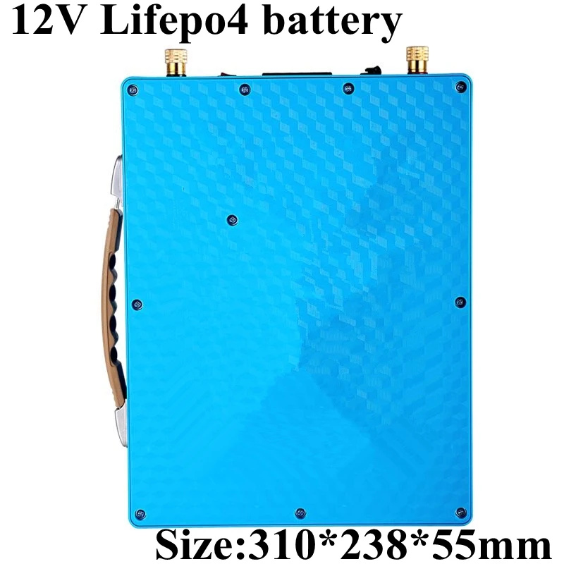 Водонепроницаемый 12В 50ач 60ач 70ач 80ач lifepo4 BMS 4S usb-порт для RV на открытом воздухе