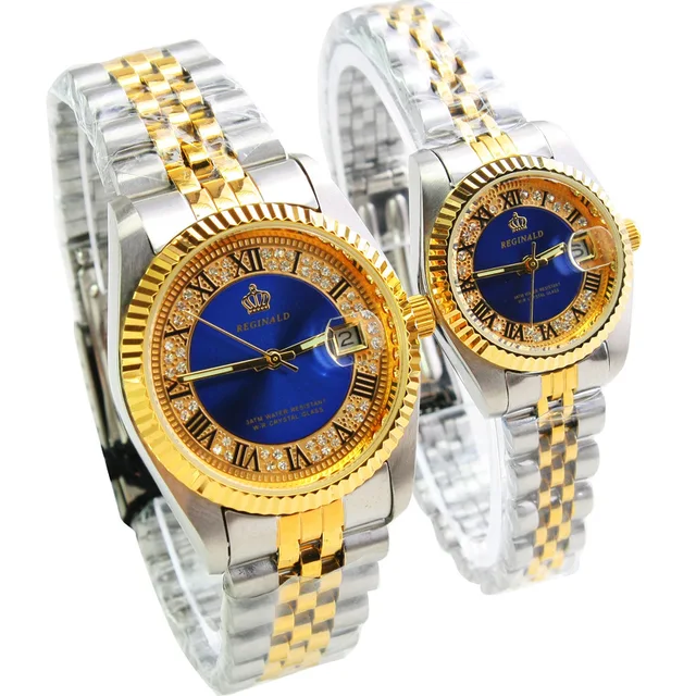 2018 REGINALD Brand Date Waterproof Crystals Men Watch Steel Wrist Watch Busines 2018 REGINALD Brand Date Waterproof Crystals Men Watch Steel Wrist Watch Busines