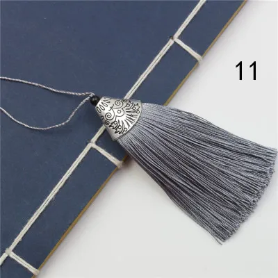 8CM/tassels/earrings accessories/Fish mouth cap tassels/jewelry accessories/jewelry findings/jewelry materials 10pcs/bag LS001 - Цвет: 11