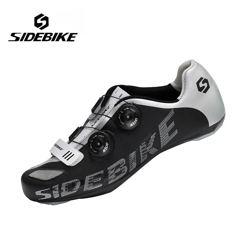 Sidebike дорожный велосипед черная обувь спортивная обувь для велоспорта обувь для бездорожья велосипедные кроссовки Autolock Sapato Ciclismo Zapatos - Цвет: Черный