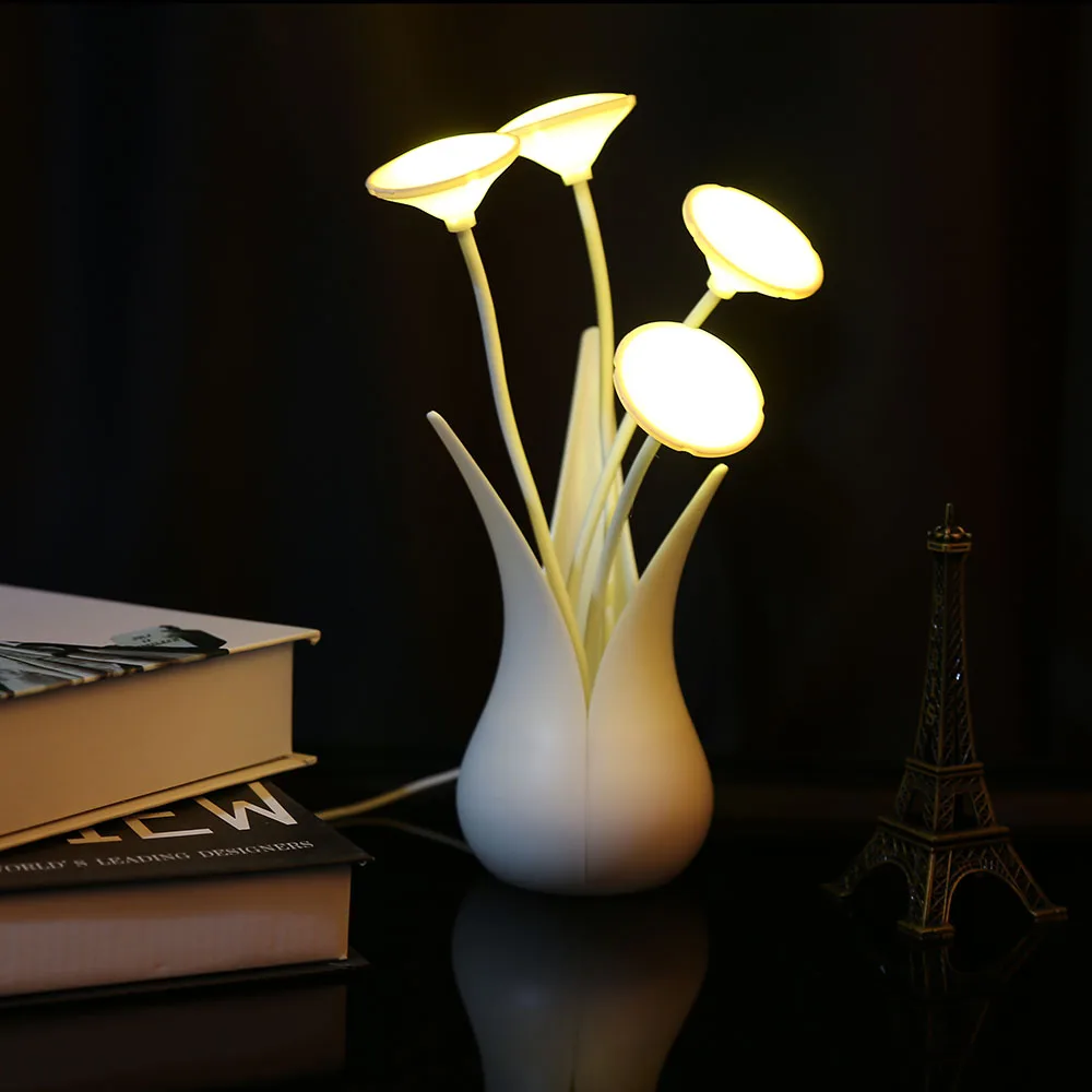 New Portable LED Night Lamp USB Light Sensor Nursing Night Lamp