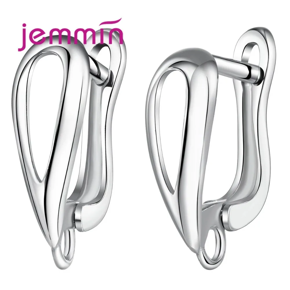 

Jemmin Fine 925 Sterling Silver DIY Jewelry Accessory For Earrings Handmade Findings Earring Earwire Fittings Hooks Leverback