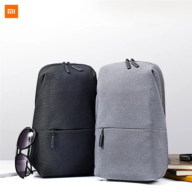 Оригинальные сумки Xiaomi Mijia, рюкзак, нагрудная сумка Youpin, модная сумка для отдыха и путешествий, городская сумка 200*100*400 мм для мужчин и женщин, маленький размер