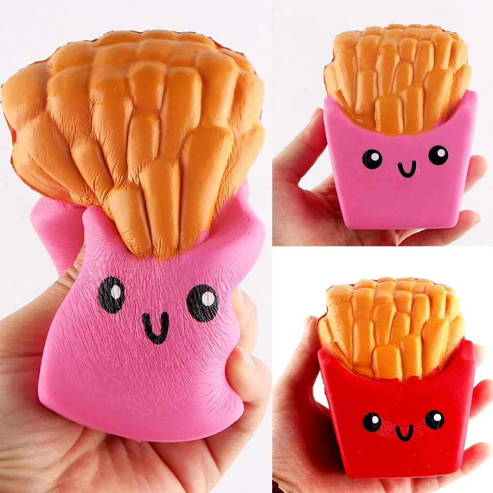 10.8*8cm Chips Squishy Jumbo French Fries Slow Rising Soft Scented