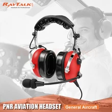 Avaition гарнитура для пилота, гибкая стрела с шумоподавлением микрофон, GA использовать двойной разъем