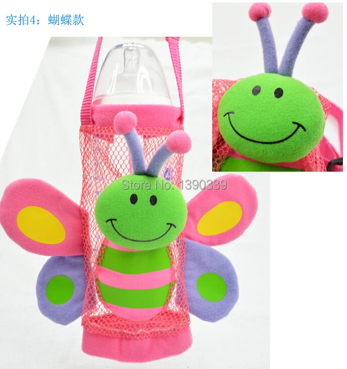 Для маленьких детей Pulsh игрушки животных бутылку воды сумка гетры коляска висит случае Сумки 20