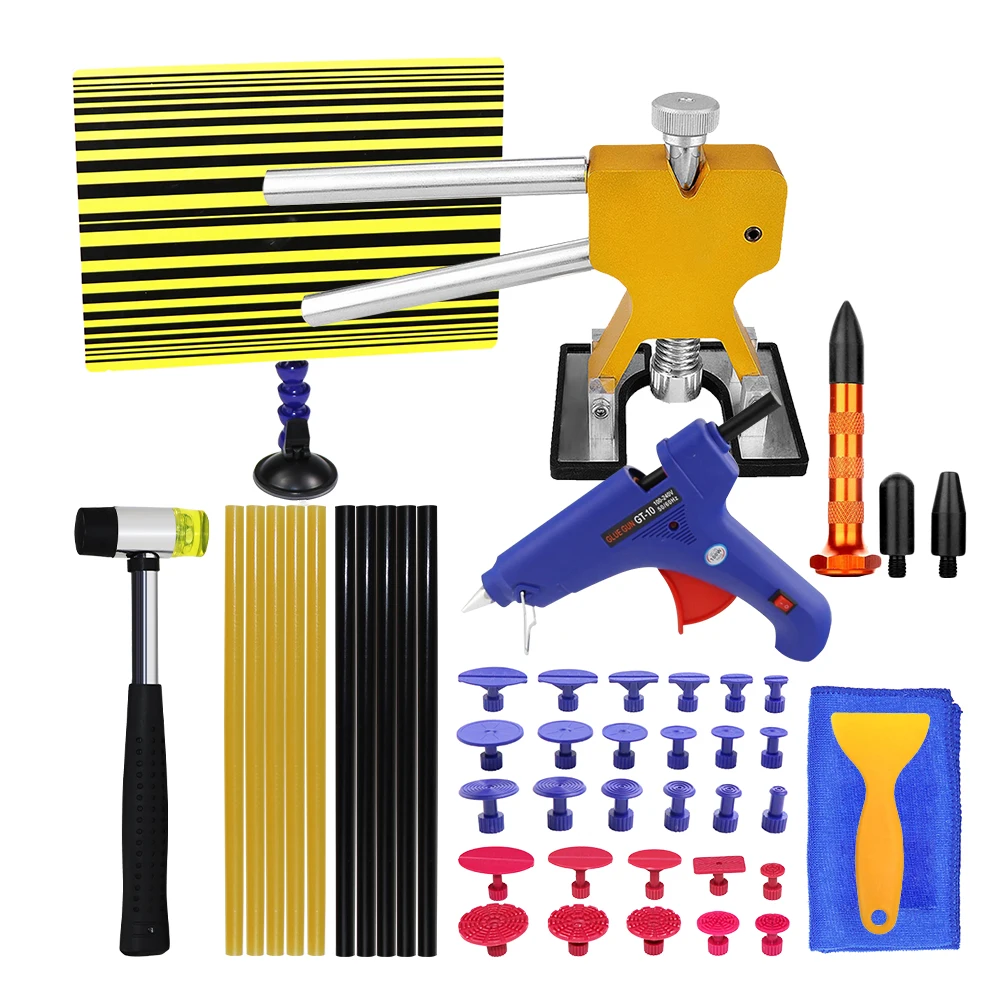 

WEYHAA PDR Tools Hand Set Tools Paitless Dent Repair Kit Dent Lifter Reflector board Glue Gun Sticks Household Tool Set