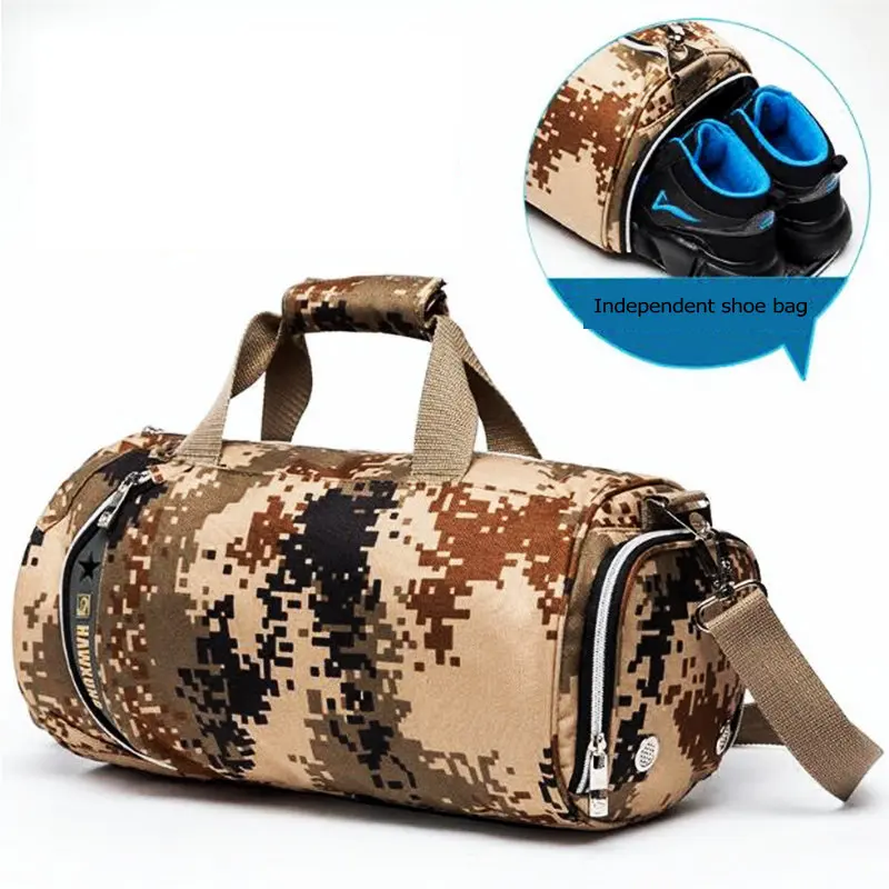 24L Men Camouflage Sport Gym Bags Surper Light Waterproof Outdoor Bag Nylon Fitness Athletic Bag Camo Large Travel Luggage Bags