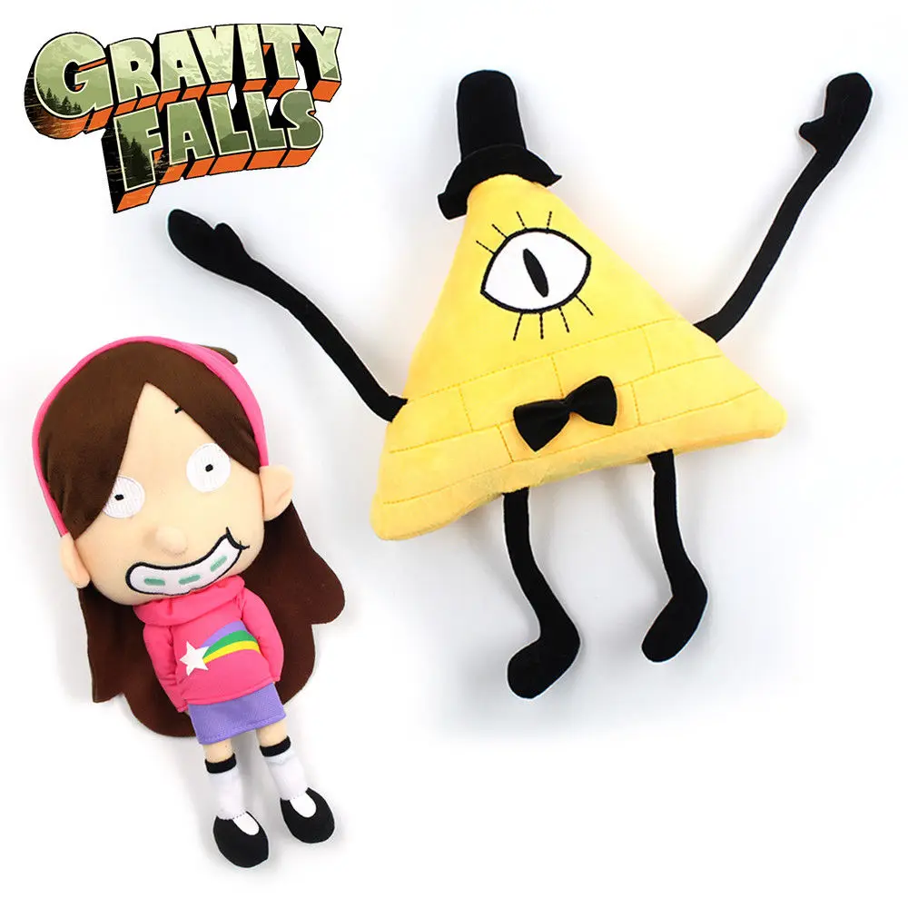 

OHCOMICS Kid Anime Gravity Falls Bill Cipher&Mabbel Stuff Plush Toy Doll Kawaii PP Cotton Pillow Hugging Cushion Home Decor Gift