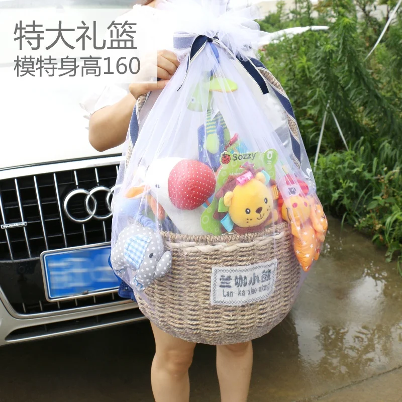 

2019 Plush toy set Neonatal Toy Gift Box Mother & Baby Articles Infant Gift Box Set Full Moon Gift Hundred Days Gift Bag