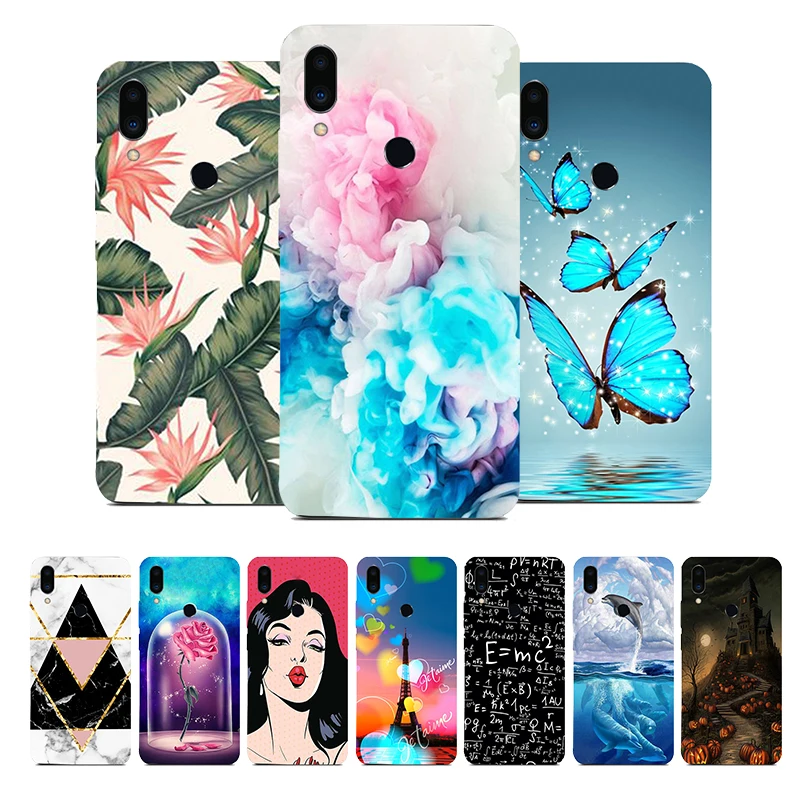 

Lovely Phone Case for Meizu Note9 Fashion Soft TPU Phone Case For Meizu Note 9 with Patterned animals flower Cover Silicon Shell